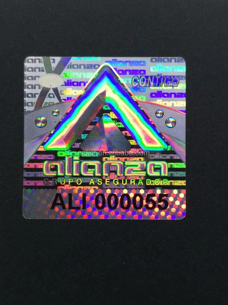 Custom 3d Hologram With Original Laser Holographic Sticker