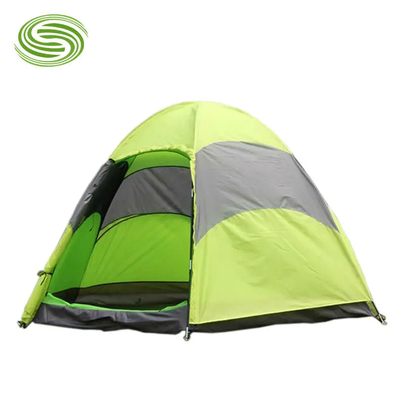 
The Mongolian Hexagonal Tent for 4Persons Double Layer Camping Tents 