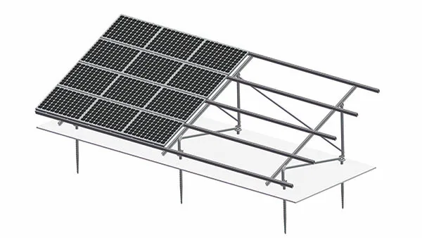 Goomax 1MW solar power plant mounting structures, solar racking