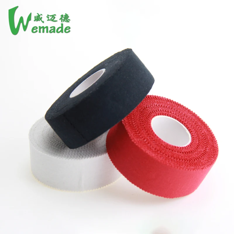 100% cotton fabric zigzag/ easy tear sports athletic tape 1.5 inch *15yards  for Lacrosse/Hockey Sticks/Climbers and Boxing