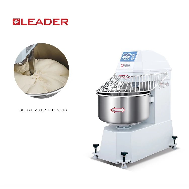 
Industrial commercial electric spiral bread dough mixer 50kg 