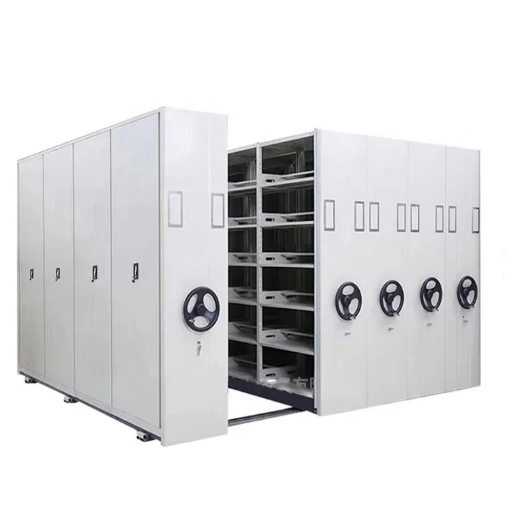 Metal Filing movable compact Steel Archives Mobile Shelving system