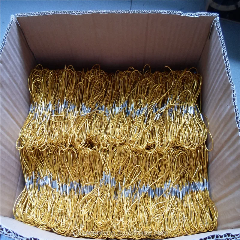 
Wholesale Cheapest handmade gold round cord elastic rope /exercise string 0.8-10mm 