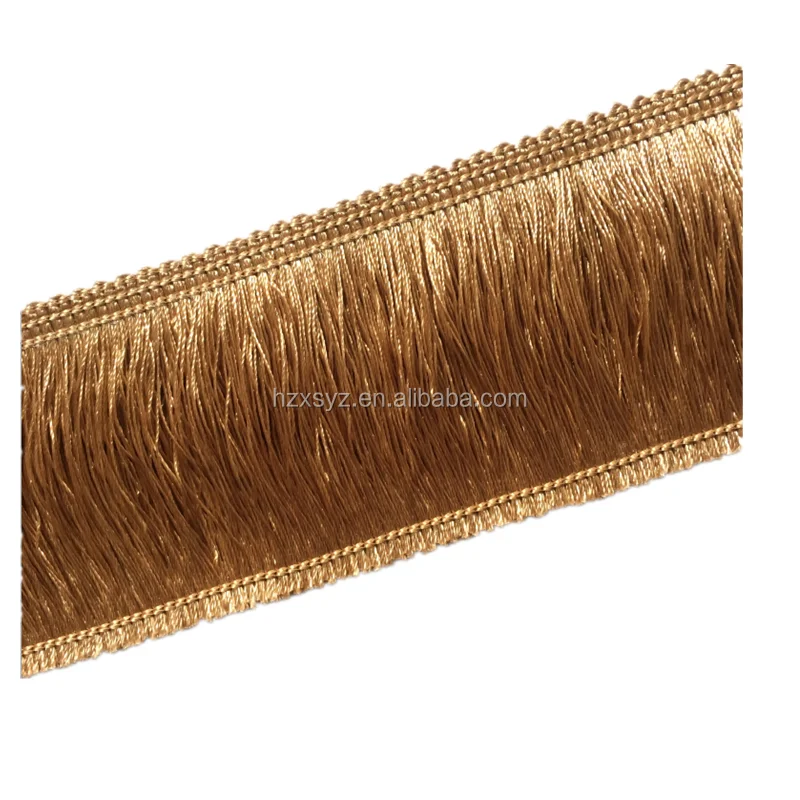 New design polyester tassel fringe used for home textile decorative curtain fringe trim
