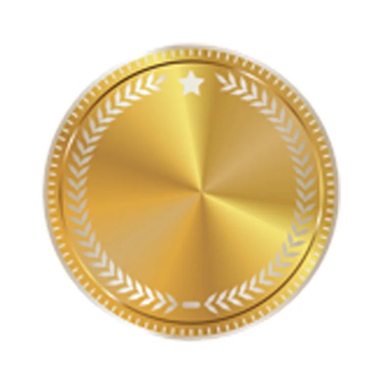 
wholesale Factory brass metal blank custom challenge coins for engraving 