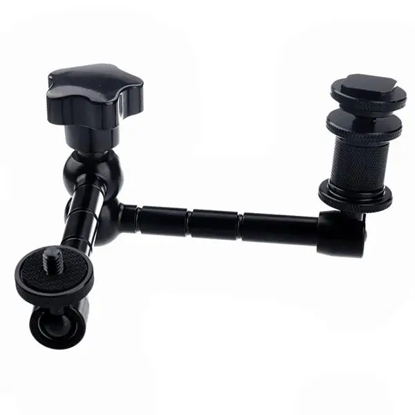 11 Inch Metal Adjustable Articulating Magic Arm Super Accessories Clamp for Flash LCD Monitor LED Video Light SLR DSLR Camera