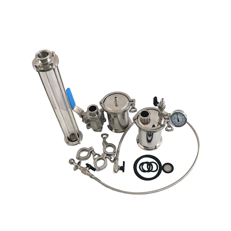 100g Sanitary Stainless Steel Bho Closed Loop Extractors Kits