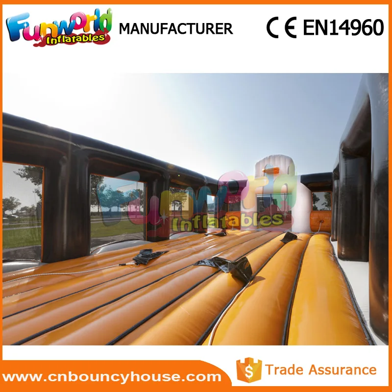 Portable inflatable soccer field interactive sports games arena sports inflatables