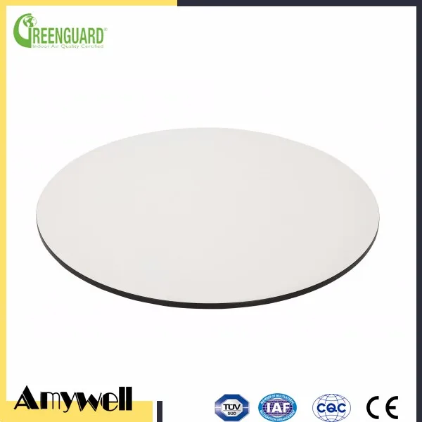 Amywell 2-12mm Restaurant HPL compact laminate waterproof outdoor table tops