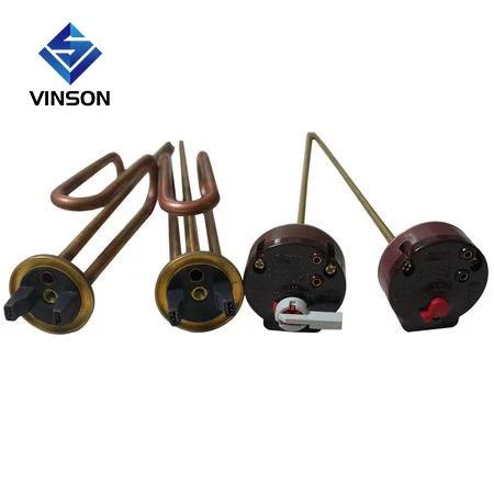 tubular heating element for water heater and water boiler