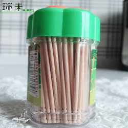 High quality Cartoon decor different size of disposable wood fruit fork