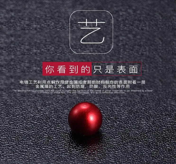 Aluminium alloy wave sub head screw end ball head for Tamiya mini 4WD RC car model