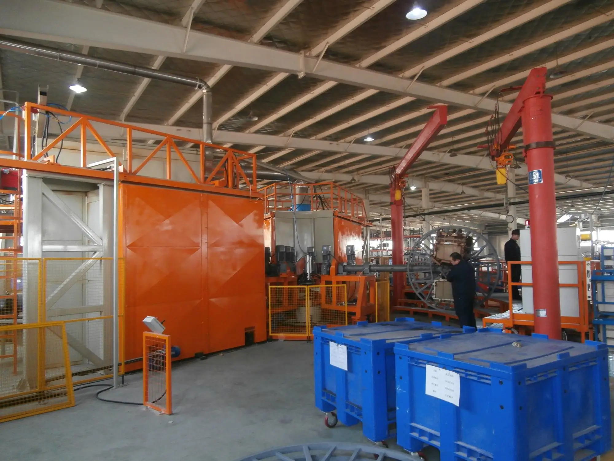 Rotomolding Machine Rotational molding Insulated Plastic Ice Cooler Box Making Machine