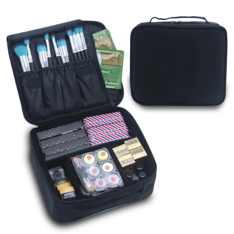 Professional makeup bag single shoulder cosmetic bag ladies makeup bags factory customized