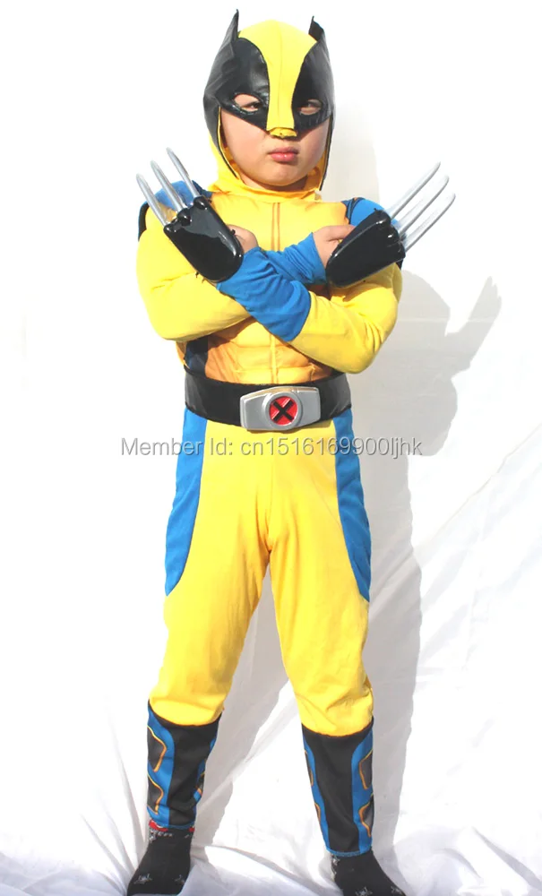 X-MEN Logan Costume Disfraz Set de 2 Garras de Lobezno Cosplay Wolverine