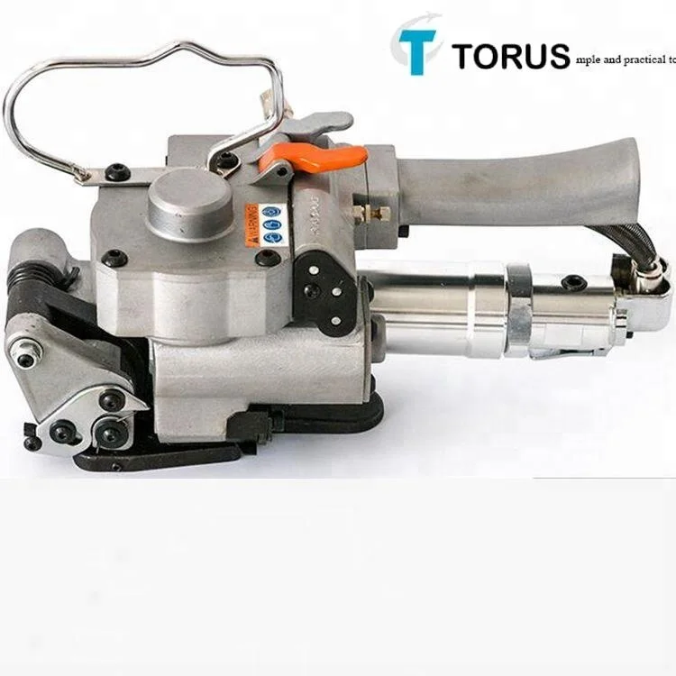 belt Width 13-16mm portable pneumatic steel strap packing machine for thickness 0.4-1.2mm