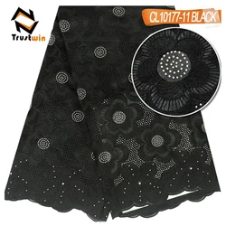 China supplier cotton lace fabrics trim big voile lace fabrics