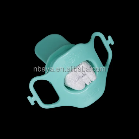 Disposable endoscopy bite block mouth guard with strap