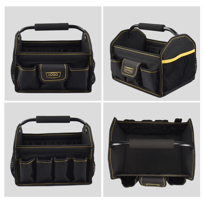 Oem Premium Hard Electricion Heavy Duty Open Tote Car Wash Tool Bag