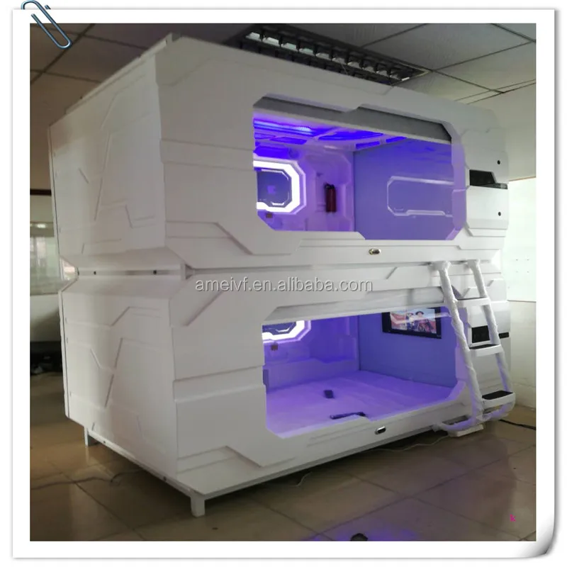 vaccum forming space capsule hotel wall panels