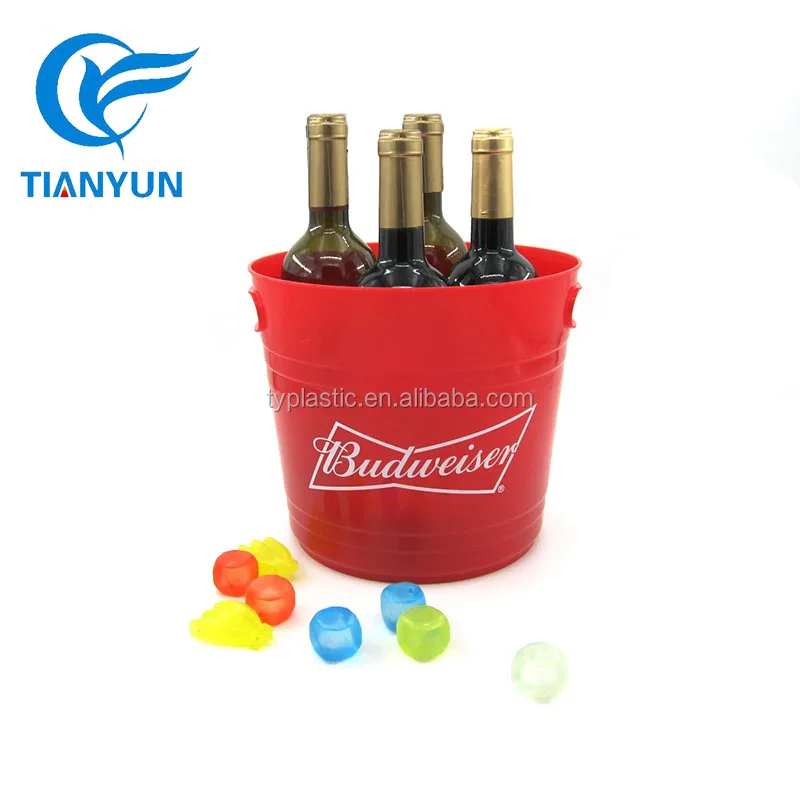 7L Plastic Ice Stick Bottle Cooler New Ice Bucket for Party