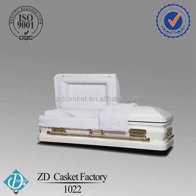 Adult coffin type and application steel metal casket