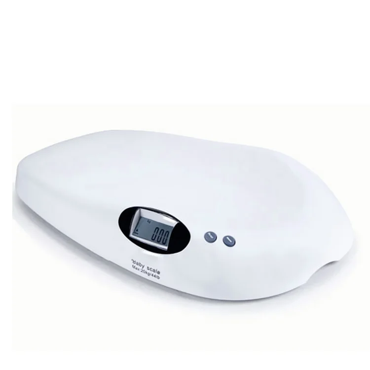 Factory customization large size High precise 20KG White Measure Infant Electronic Weighing Digital Baby Scale