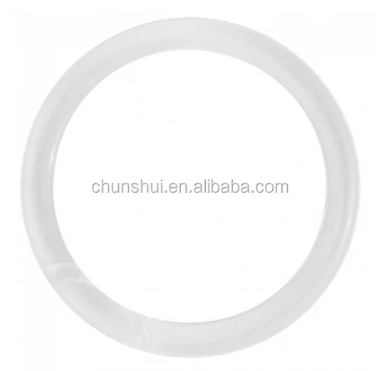 Chunshui brand Custom OEM ODM design 7cm PS material 100/Pack Clear Plastic Large Scarf Hanger Ring