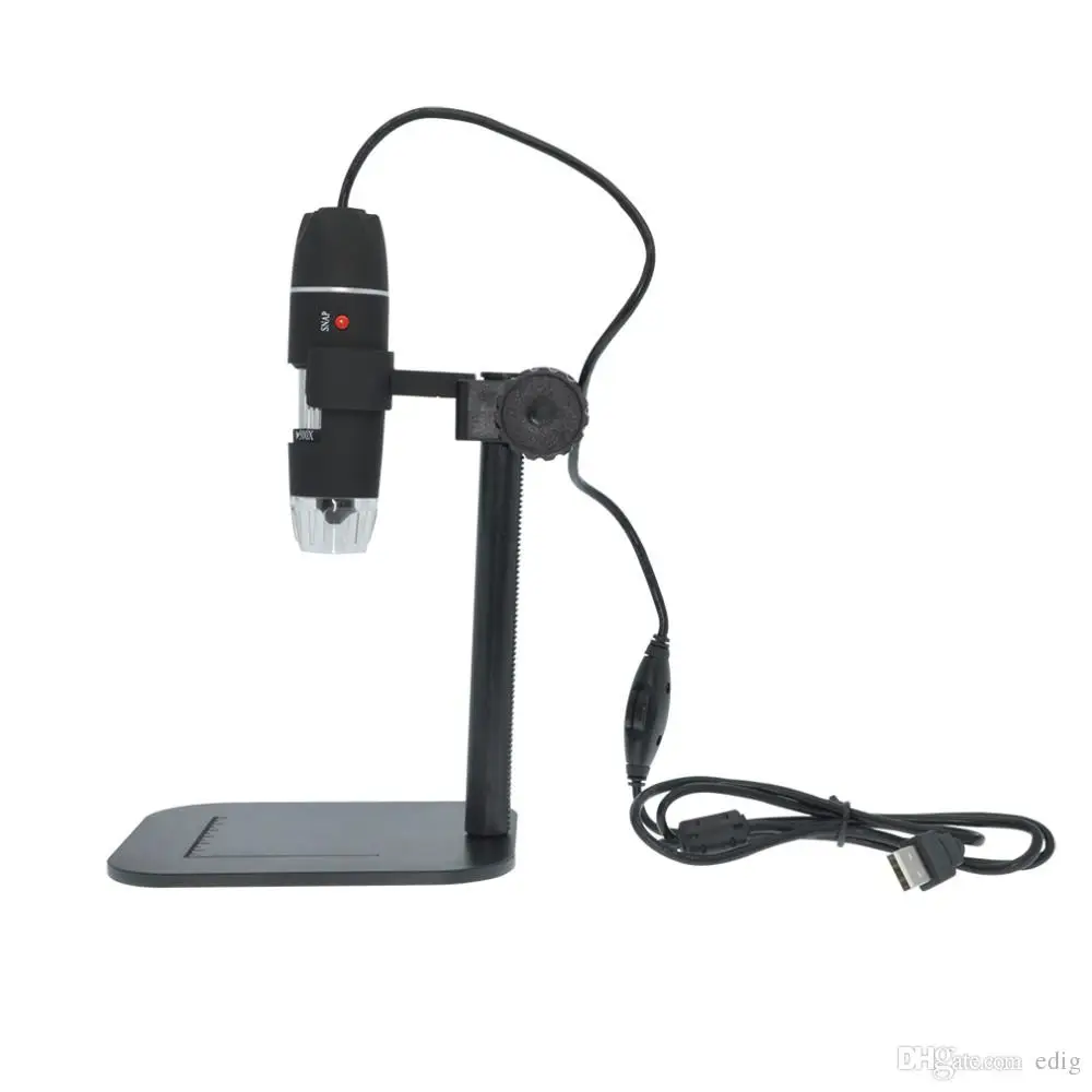 50 X to 500 X USB LED Digital Electronic Microscope Magnifier Camera Black Worldwide Hot Drop