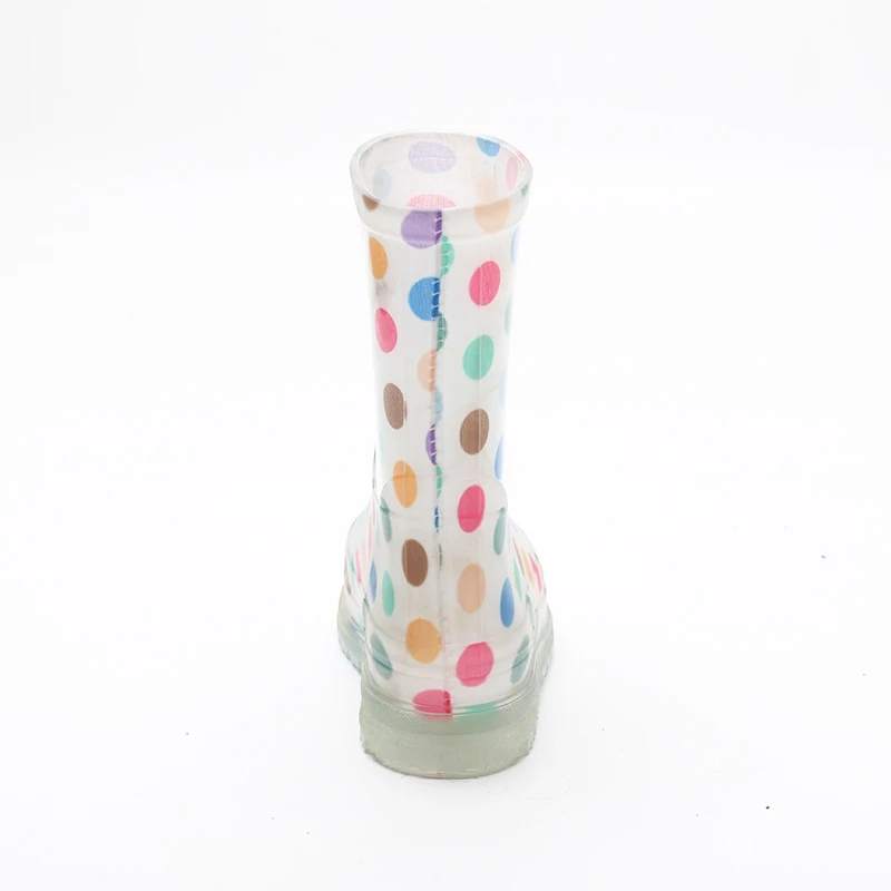 
New design waterproof kid monogrammed PVC jelly shoes 