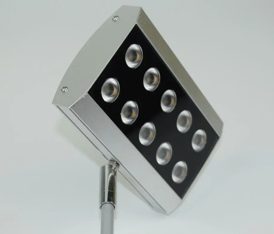 
25W Display Banner Stand Spot for Booth Advertising Aluminum Led Trade Show Lamp Expo Backdrop Arm Exhibition Light 