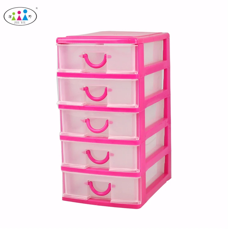 Hot sale 5 layers plastic storage drawer/storage box/plastic cabinet