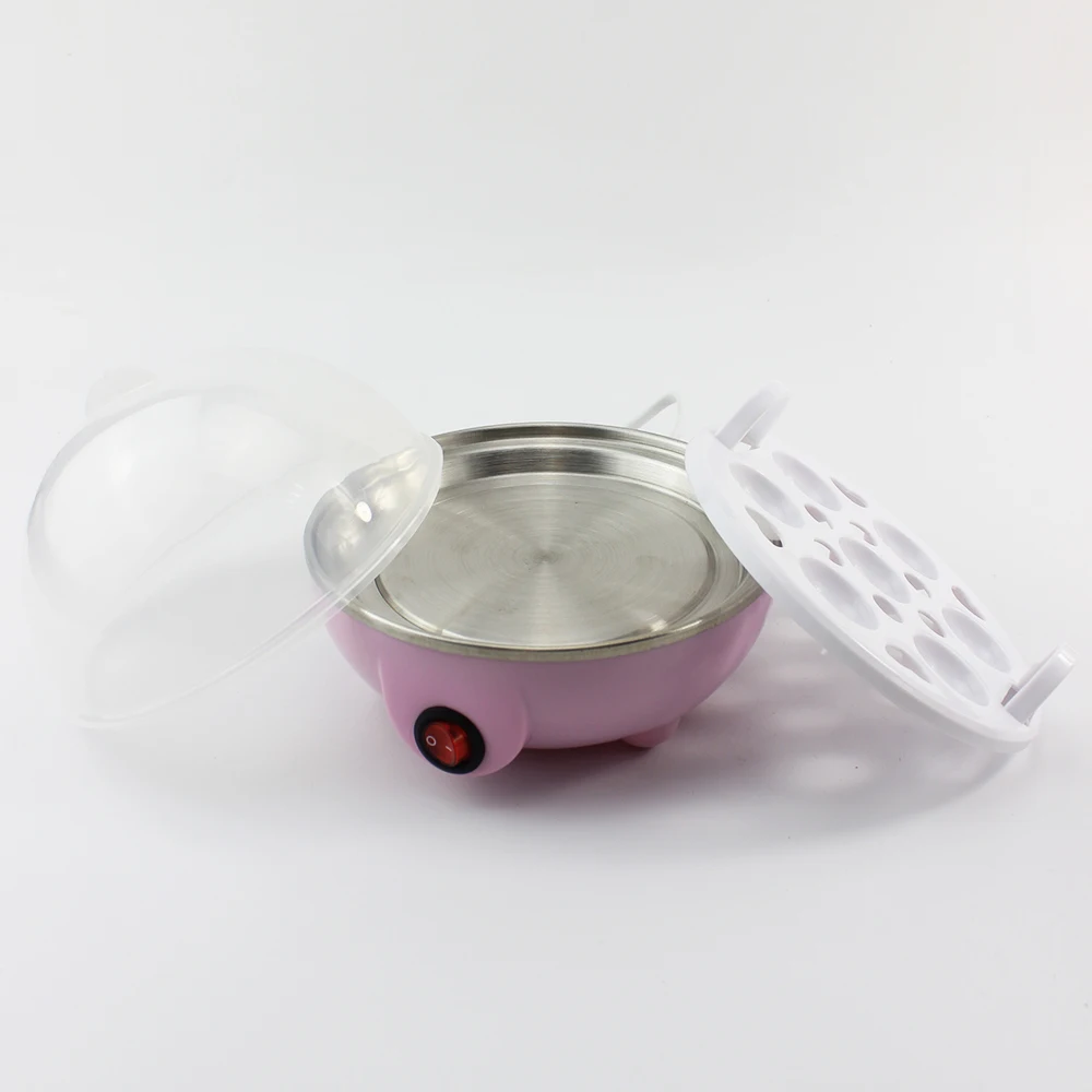 110V / 220V Electric 7pcs Egg Boiler Multi-functional Electric Eggs Cooker Steamer with Auto Shut Off