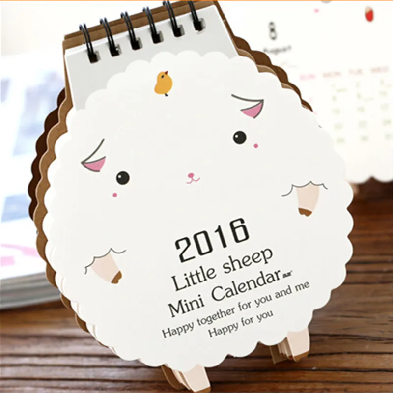 Desktop mini small desk calendar