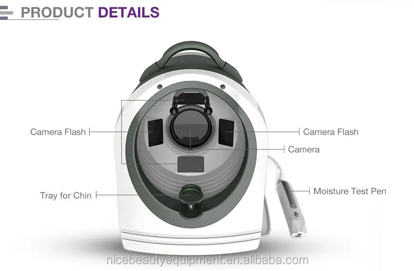 Portable Skin Testing Scanner Skin Analyzer Machine