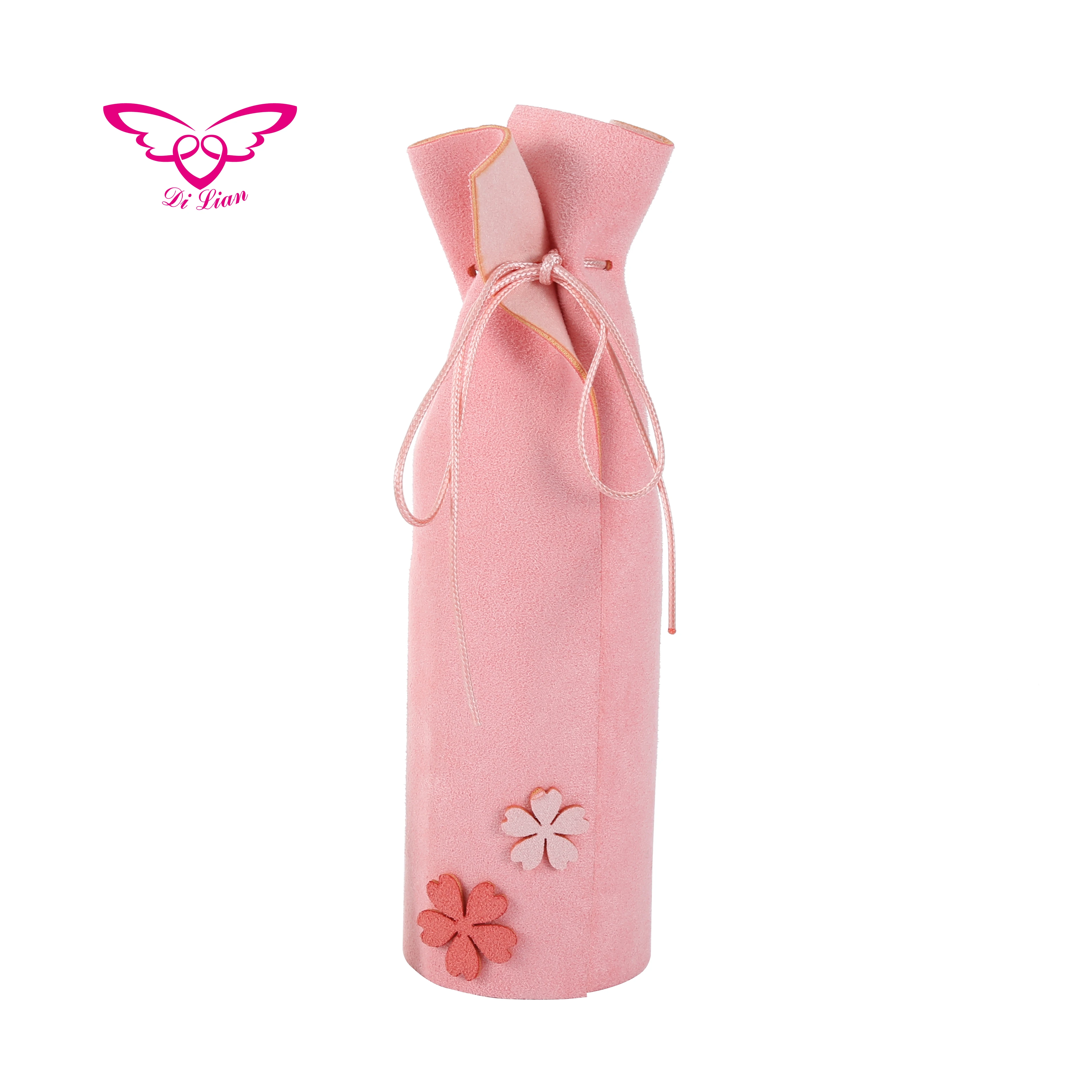 Creative Stationery Double Side Velvet Cherry Blossom Pen Holder Stand