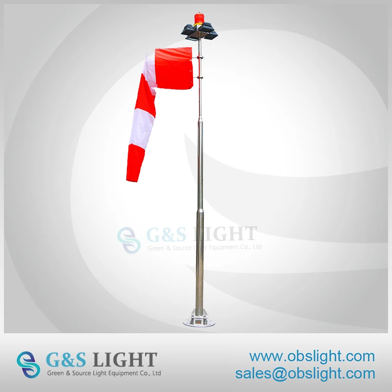 windcone for helipad/helipad windsock / heliport light