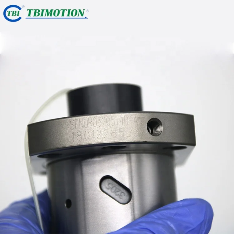 Taiwan TBI brand high-precision C5 ball screw for cnc transmission machinery and equipment