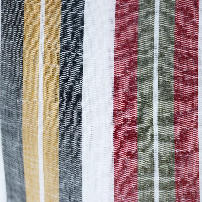 55% cotton 45% linen reactive yarn dyed fabric for clothes shirt pants dress