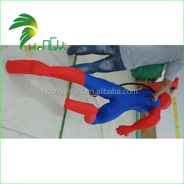 Giant Custom Inflatable Superhero Costume / Air Inflatable Hero Man