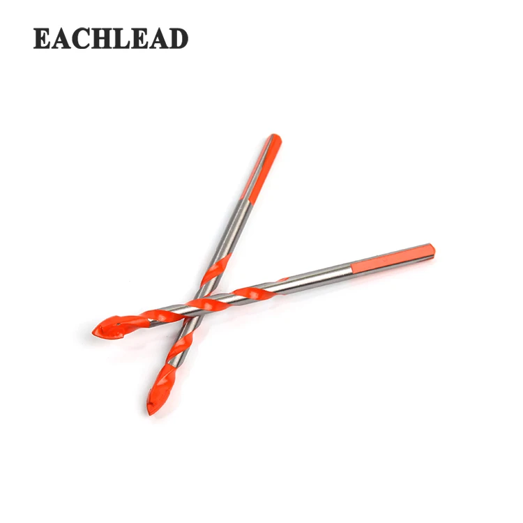 
High quality Glass Drill Bit triangle shank tile /glass /ceramic drill hole 