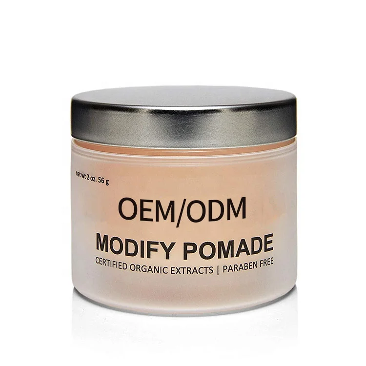 Private Label Strong Extreme Hold Finished Hair Styling Products Wax Clay Mens Hair Pomade