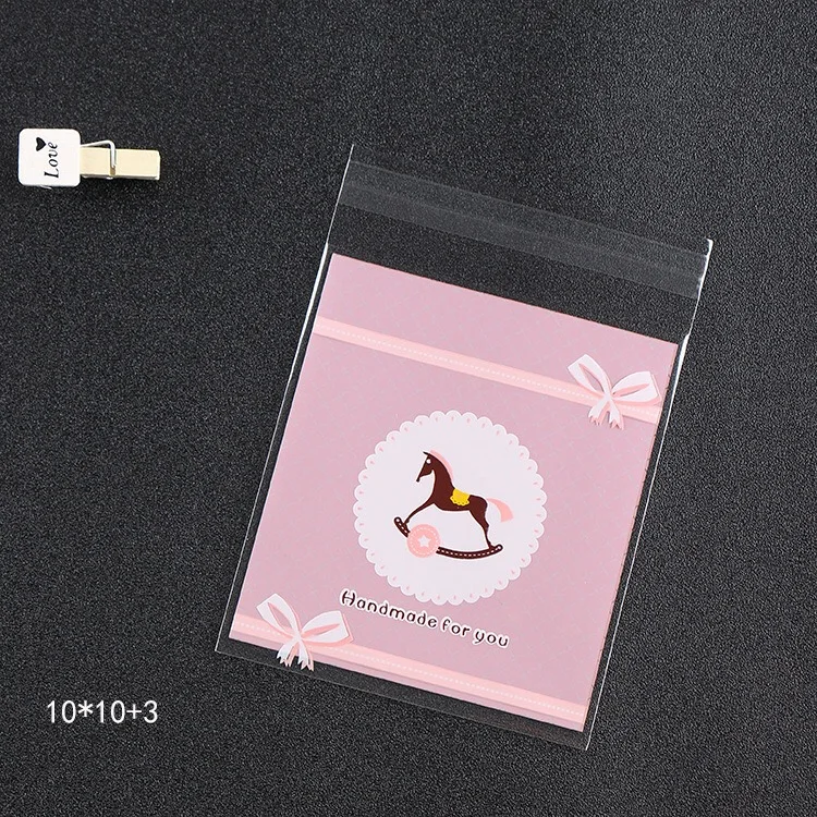 Clear Self Sealing Bag OPP Plastic Bag For Bakery Cookies stcok