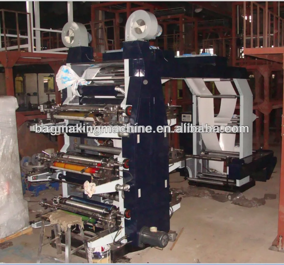 
Best 4-Color Non Woven Bag Fabric Flexo Printing Machine for Sale 