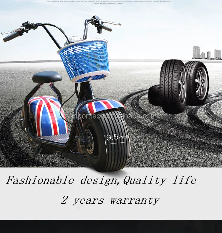 Sunport citycoco electric step scooter with front light