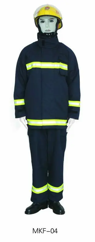 Aramid fire fighting fireman fire proof suit