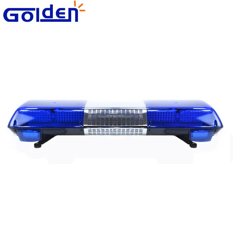 Blue rooftop mount 1200mm OEM security car ambulance bus roof lights and siren