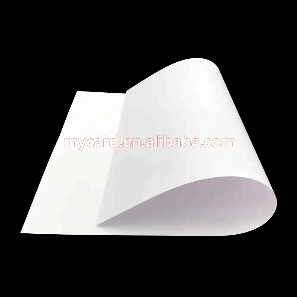 High Quality A4 A3 White Laser Printing PVC Card Sheet for Laser Printer
