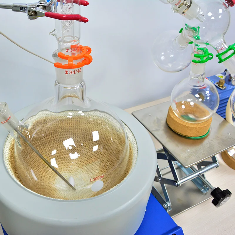 Glass Short Path Vacuum Solvent Distillation Equipment