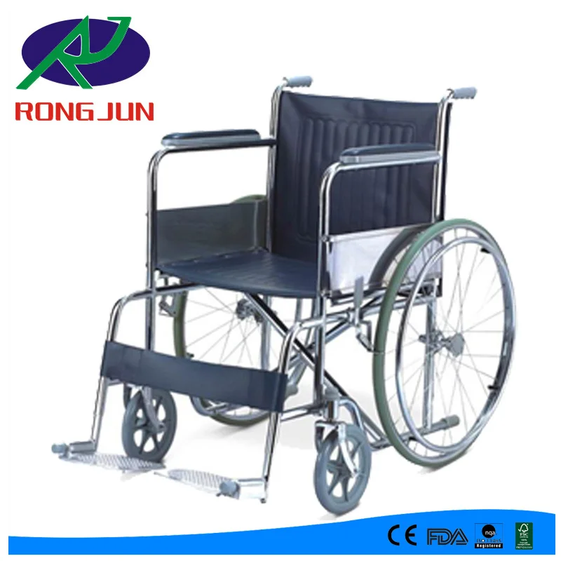 top selling China  manufacturer  chromed wheelchair for disabled people RJ-W809